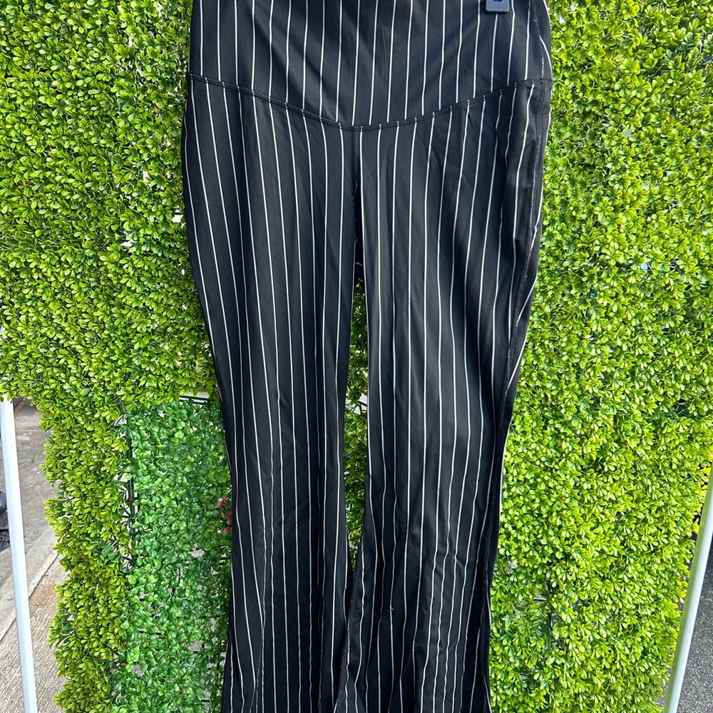 Black Pinstripe Pants
